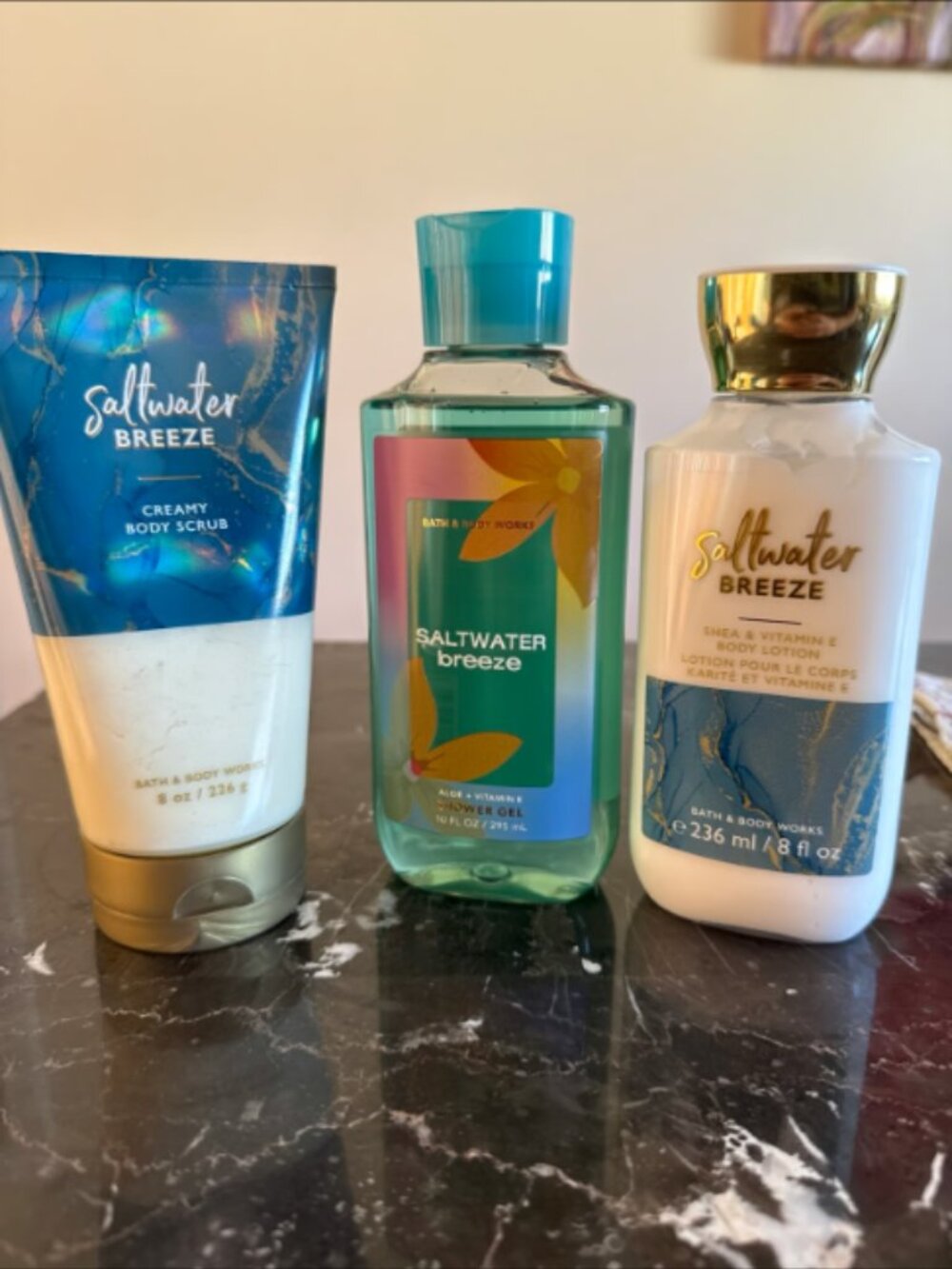 NEW SALTWATER BREEZE BUNDLE - BATH AND BODY WORKS